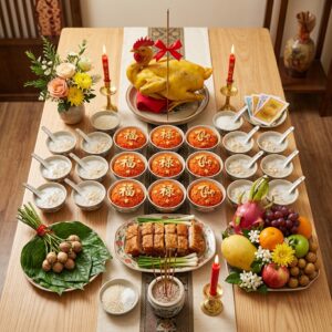 Mâm Cúng Đầy Tháng Bé Trai – Mâm Đầy