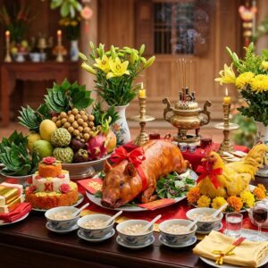 Mâm Cúng Đầy Tháng Bé Trai – Mâm Thịnh