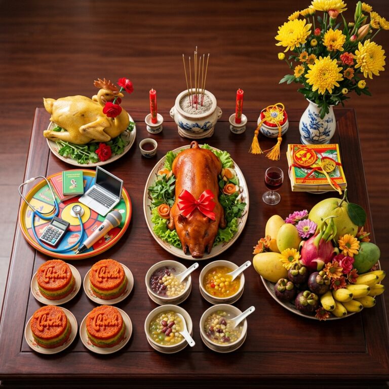 Mâm Cúng Thôi Nôi Bé Trai – Mâm Thịnh