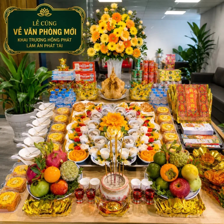 Mâm Cúng Thần Tài – Mâm Thịnh
